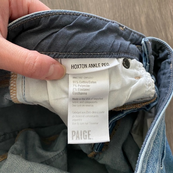 PAIGE Hoxton Ankle Peg Jeans - Picture 4 of 8